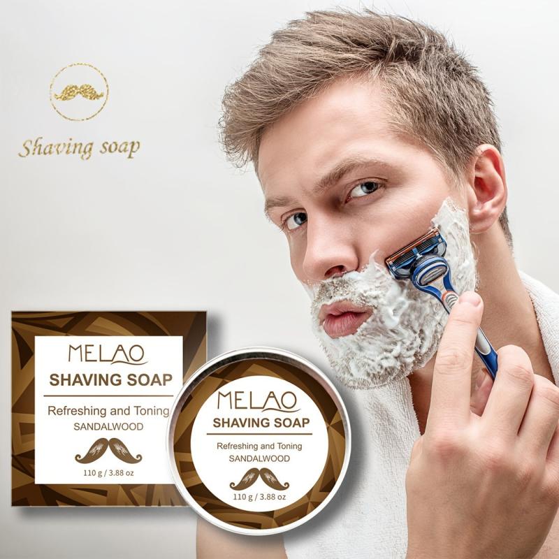 110g Natural Shaving Cream For Men - Rich and Dense Foam
