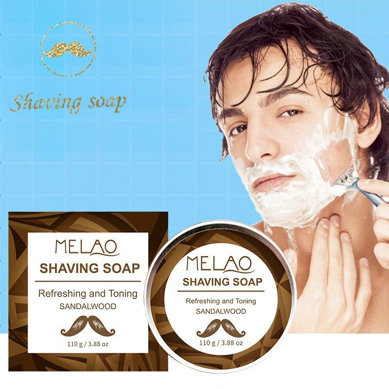 110g Natural Shaving Cream For Men - Rich and Dense Foam