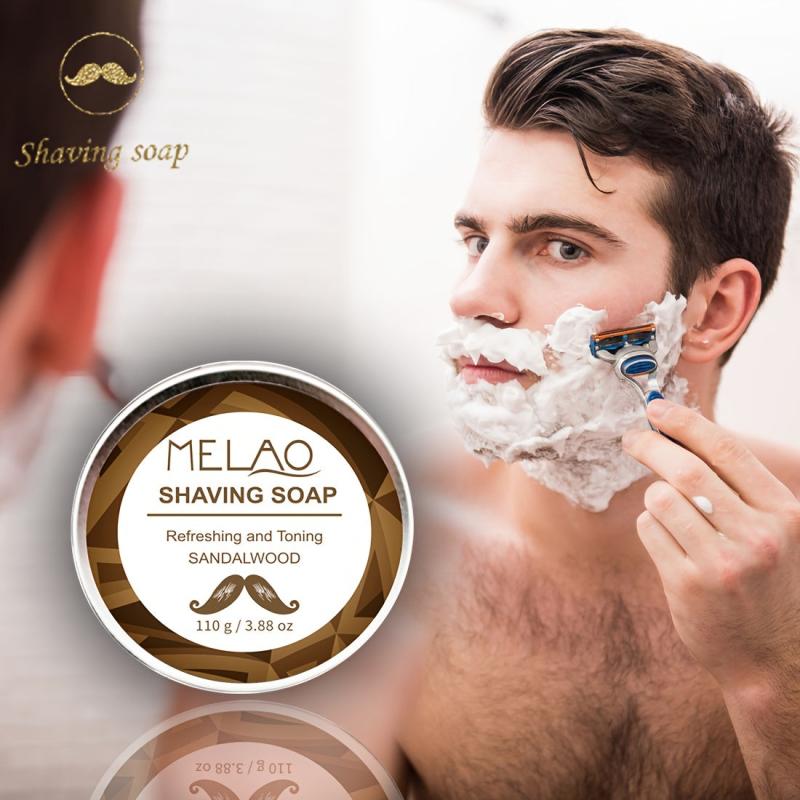 110g Natural Shaving Cream For Men - Rich and Dense Foam