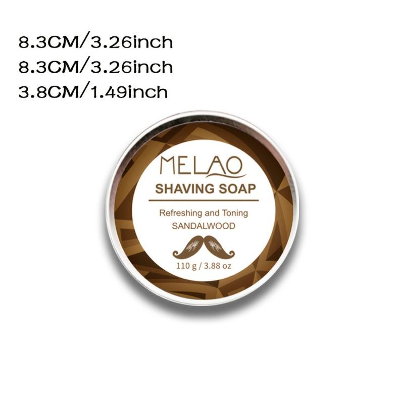 110g Natural Shaving Cream For Men - Rich and Dense Foam