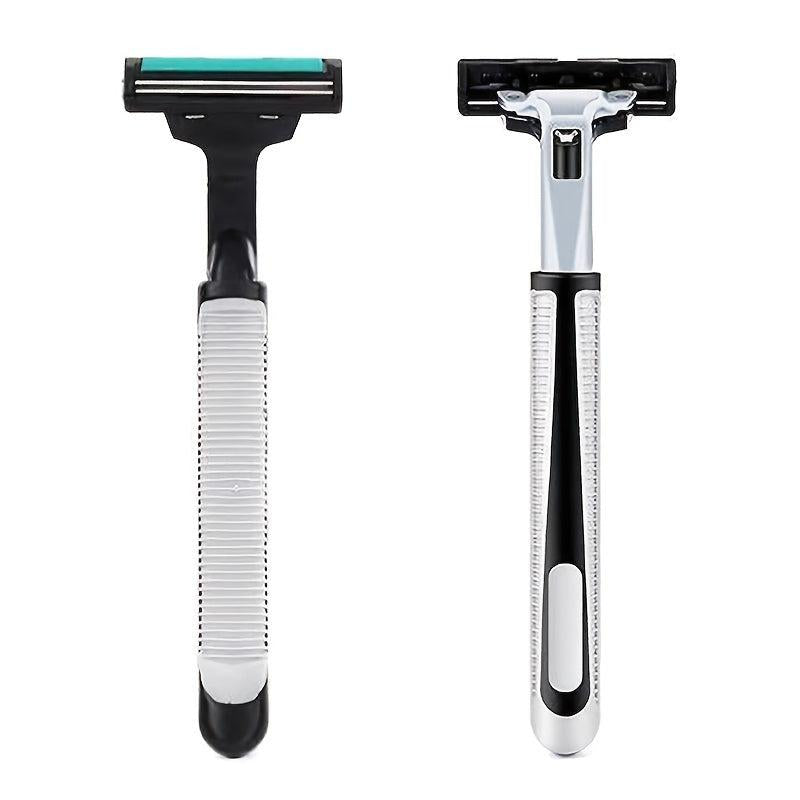 Classic Manual Razors with 36 Replacement Blades and Skin Guard