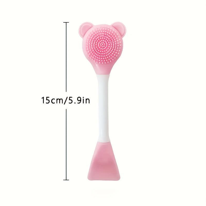 Silicone Face Cleansing Brush Double Head Facial Cleanser