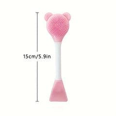 Silicone Face Cleansing Brush Double Head Facial Cleanser