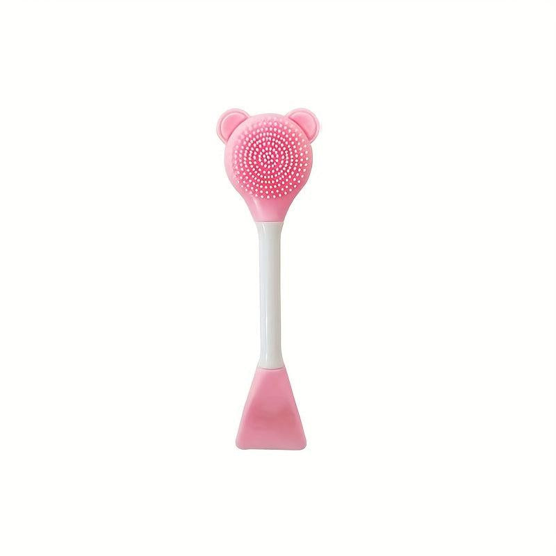 Silicone Face Cleansing Brush Double Head Facial Cleanser