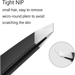 6 Pcs Stainless Steel Eyebrow Tweezers Precision Tweezers