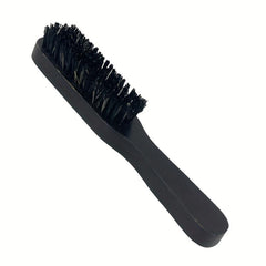 Double Sided Nylon Bristle Beard Brush with Long Handle