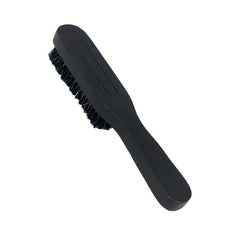 Double Sided Nylon Bristle Beard Brush with Long Handle