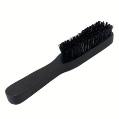 Double Sided Nylon Bristle Beard Brush with Long Handle