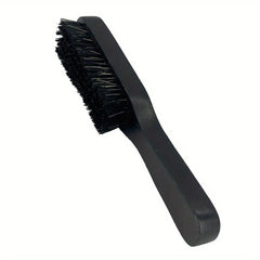 Double Sided Nylon Bristle Beard Brush with Long Handle