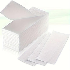 100 Pcs Pink Wax Strip Hair Removal Non-woven Wax Strip