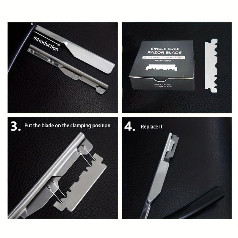 Barber Straight Edge Razor Professional Straight Razors Handle For Men
