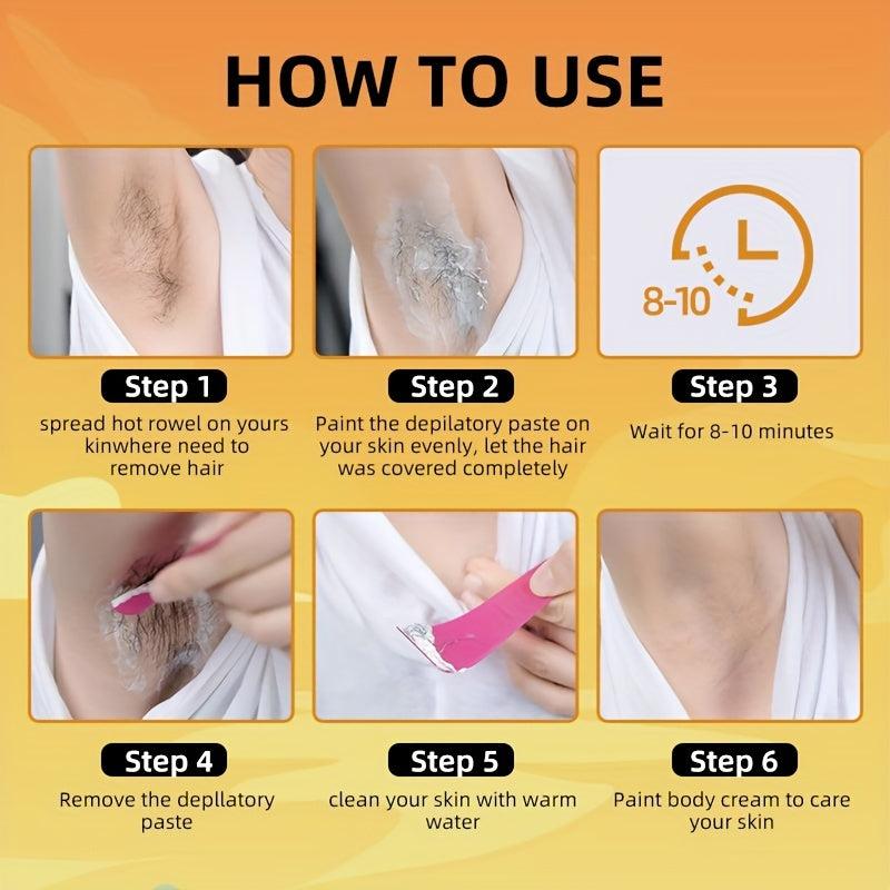Sumax Hair Removal Cream For Sensitive Skin Painless Long Lasting
