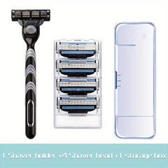 Classic 3-layer Manual Razor Set with 8 Refills