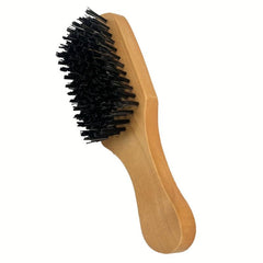 Beard Styling Brush Men Beard Grooming Brush Wooden Handle