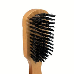 Beard Styling Brush Men Beard Grooming Brush Wooden Handle