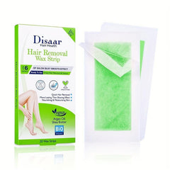 Hair Removal Waxing Strips for Smooth Skin - Legs, Underarms, Bikini Area