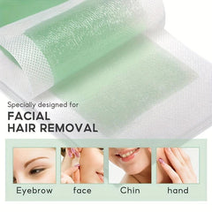 Facial Wax Strips - Hair Removal Pads