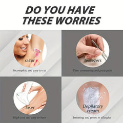 Hair Removal Wax Paper Portable & Painless Hair Removal Patch for All Skin Types