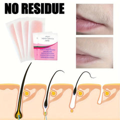 Hair Removal Wax Paper Portable & Painless Hair Removal Patch for All Skin Types