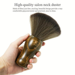 Barber Brush Set 2PCS Neck Cleaning Neck Nylon Bristle Wooden Handle