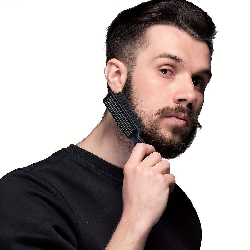 Barber Brush Set 2PCS Neck Cleaning Neck Nylon Bristle Wooden Handle