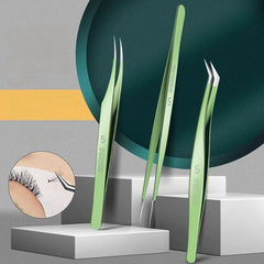 3pcs Stainless Steel Tweezers Set Precision Eyebrow Remover