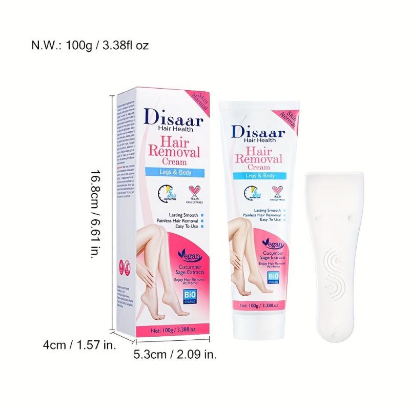 Gentle Hair Removal Cream for Women - Body and Legs Depilatory Cream