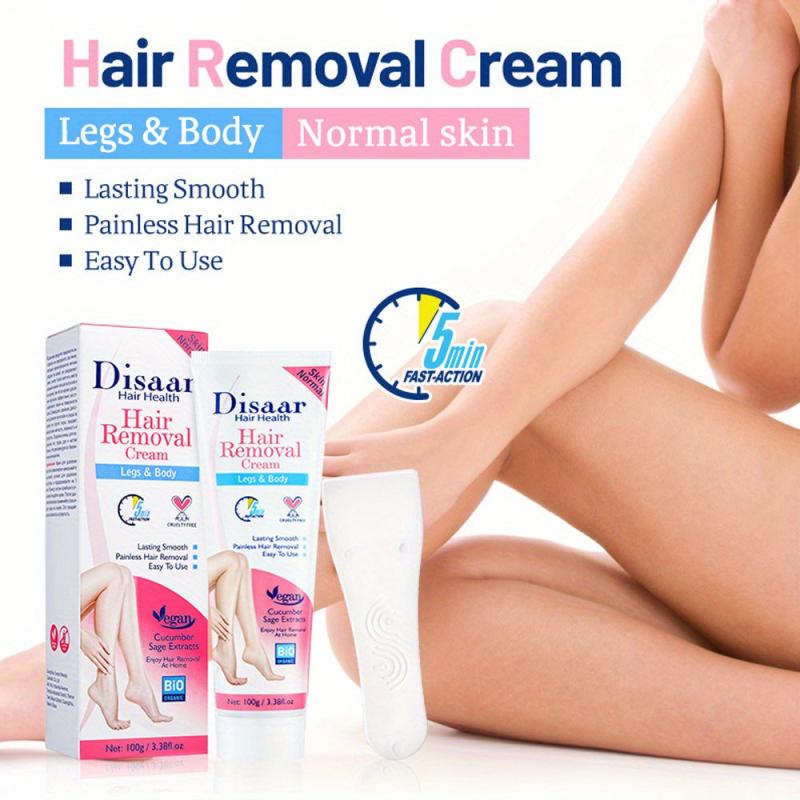 Gentle Hair Removal Cream for Women - Body and Legs Depilatory Cream