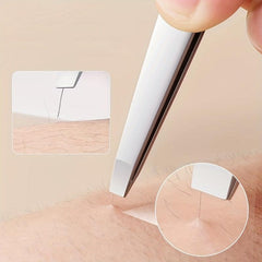 Stainless Steel Eyebrow Tweezers for Hair Removal