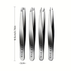 Stainless Steel Eyebrow Tweezers for Hair Removal