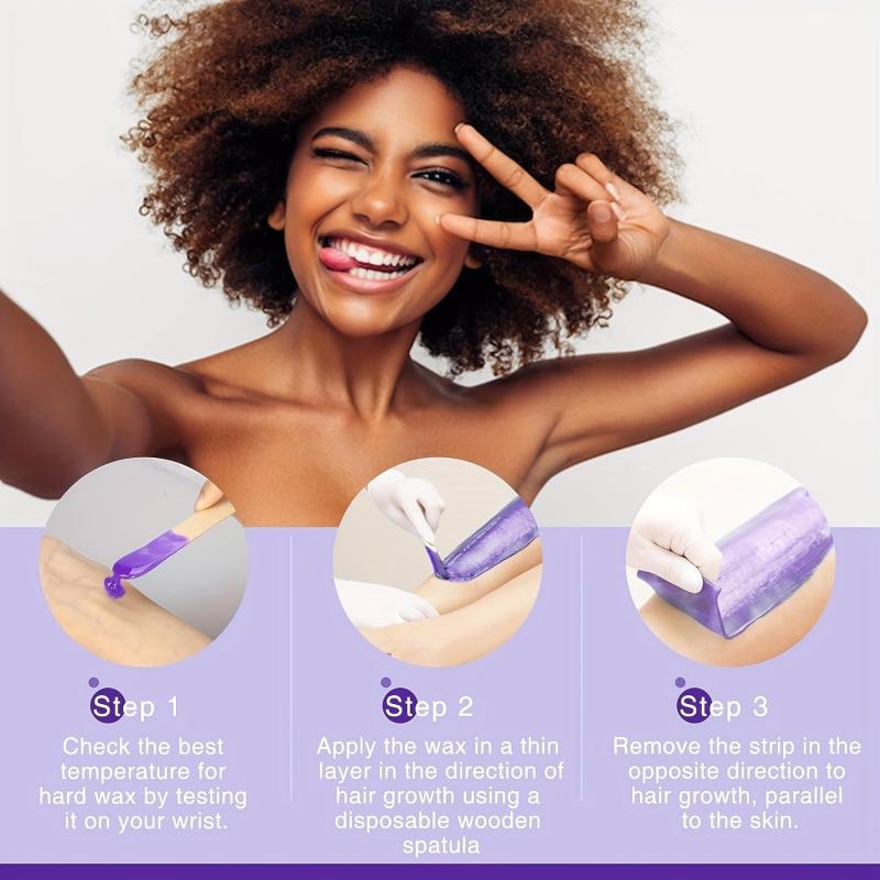 Hard Wax Beads Hair Removal Kit