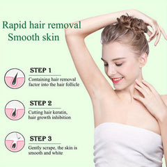 Body Hair Removal Cream 100g Unisex Cucumber Moisturizing Depilatory Cream