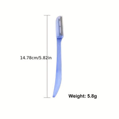 Multipurpose Eyebrow Razor & Facial Dermaplaning Tool with Safety Cover
