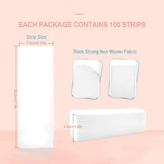 Meliza Wax Strips Hair Removal Strips 100 Pcs