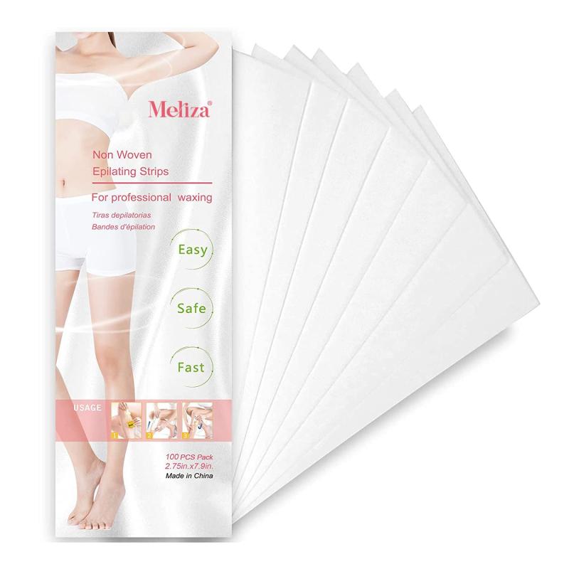Meliza Wax Strips Hair Removal Strips 100 Pcs