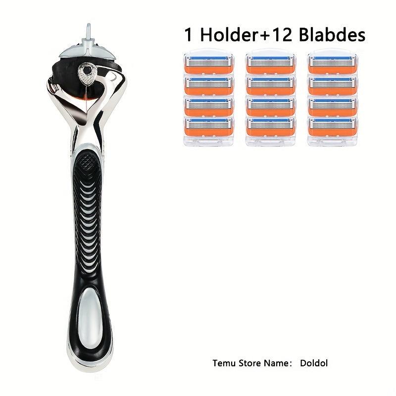 5-Layer Stainless Steel Reusable Safety Razor for Men and Women