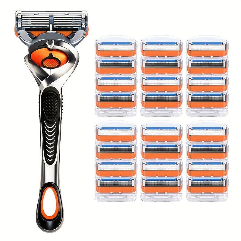 5-Layer Stainless Steel Reusable Safety Razor for Men and Women