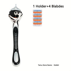 5-Layer Stainless Steel Reusable Safety Razor for Men and Women
