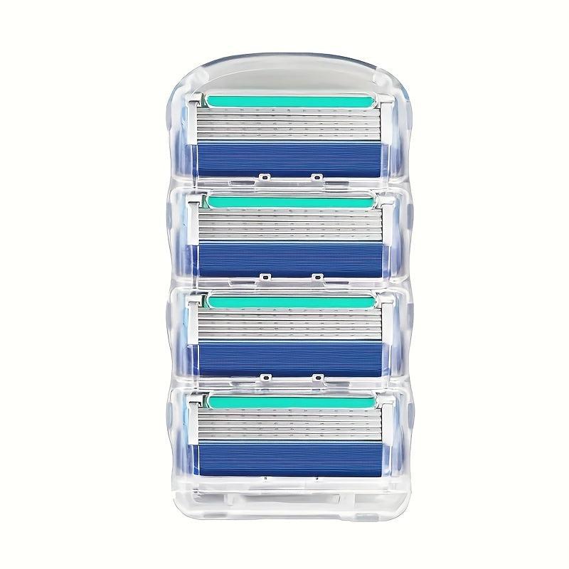 Vintage 5-Layer Manual Razor Set with 4 Refills