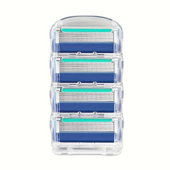 Vintage 5-Layer Manual Razor Set with 4 Refills
