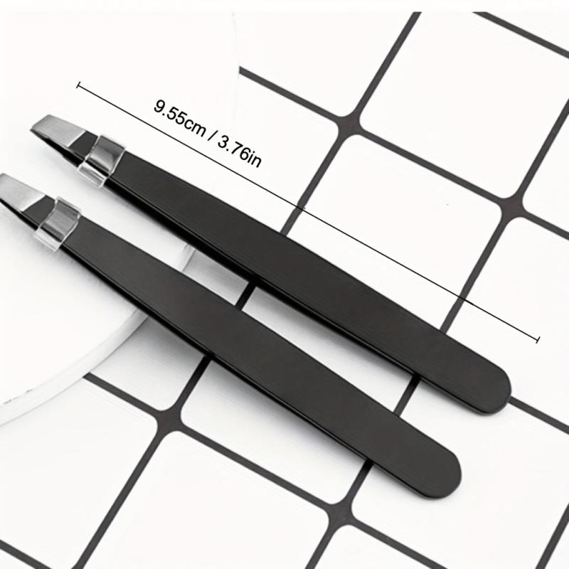 3pcs Stainless Steel Eyebrow Tweezers for Hair Removal