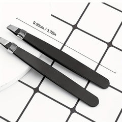 3pcs Stainless Steel Eyebrow Tweezers for Hair Removal