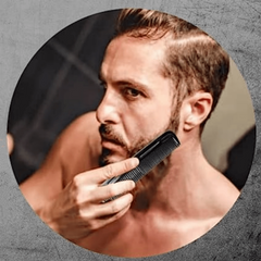 Pocket Hair Comb for Men's Hair Beard Mustache