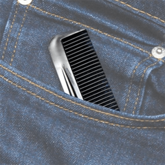 Pocket Hair Comb for Men's Hair Beard Mustache