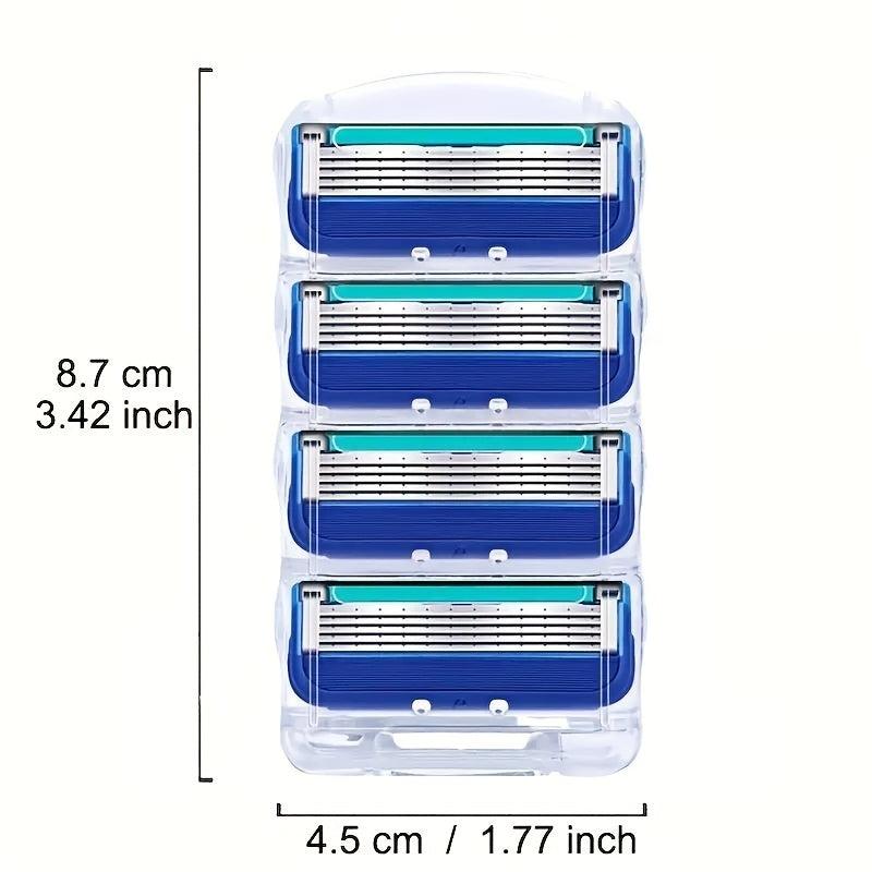 5-Layer Manual Safety Razor Shaving Set with Replacement Blades