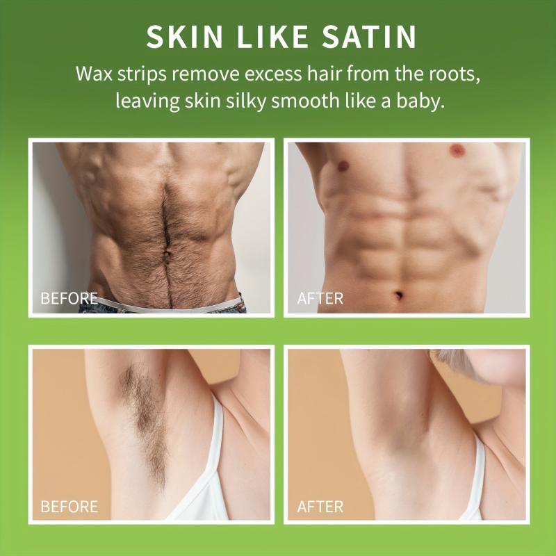 Gentle Hair Removal Wax Strips for Body, Legs, Armpits, Lips - All Body Use