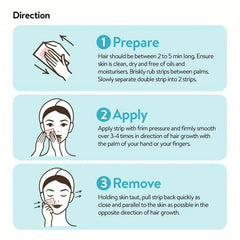 Gentle Hair Removal Wax Strips for Body, Legs, Armpits, Lips - All Body Use