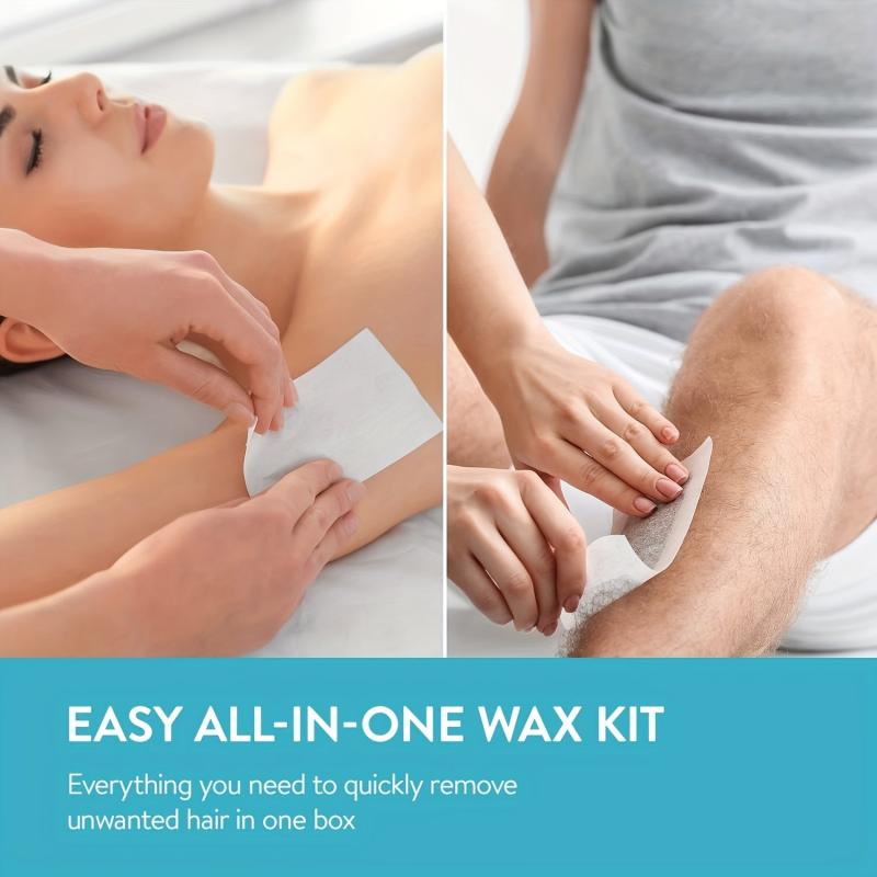 Gentle Hair Removal Wax Strips for Body, Legs, Armpits, Lips - All Body Use
