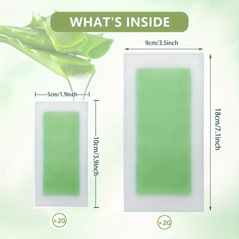 Gentle Hair Removal Wax Strips for Body, Legs, Armpits, Lips - All Body Use
