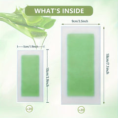 Gentle Hair Removal Wax Strips for Body, Legs, Armpits, Lips - All Body Use